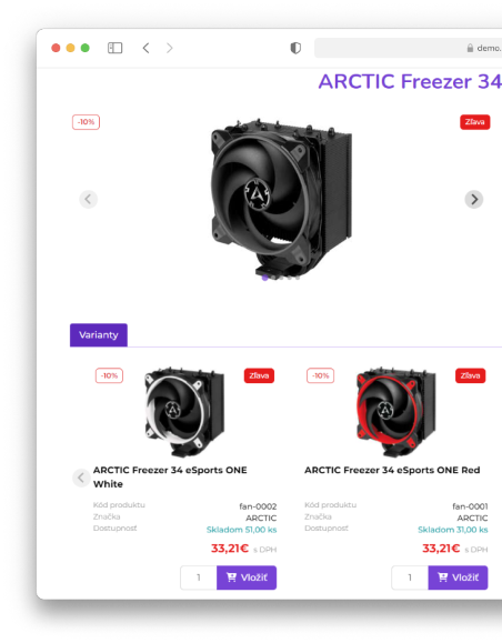 Náhľad detailu produktu